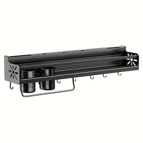 Wall Mounted Cutlery Rack And Camping Kitchen Rack With Spice Rack,Please Note That This Product Is Shipped By Yourself For The Average Shipping