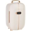 HOMCOM Professional Skincare Fridge - 12L, LED Lighting, Timer, Dual Doors, Cooler & Warmer, White, for Beauty & Makeup Exclusive