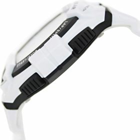 Casio WS220C-7BV Runners Tough Solar White Resin Digital 120 Lap 100M Watch
