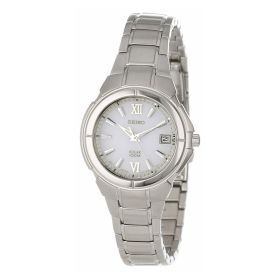 Seiko SUT021 Solar Stainless Steel Silver Dial Women's Quartz Watch