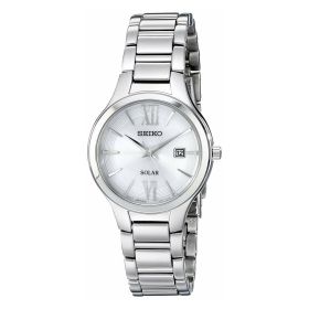 Seiko SUT207 Solar Silver Dial Stainless Steel Women's Quartz Watch