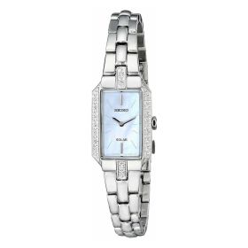 Seiko SUP233 Core Solar Mother of Pearl Dial Diamond Accent Women's Watch