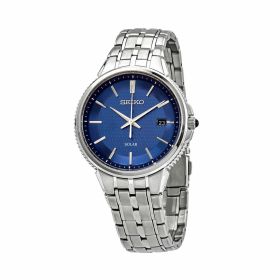 Seiko SNE507 Solar Stainless Steel Blue Dial Men's Eco-Drive Watch