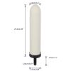 HUINING 4PCS Replacement Ceramic Filter Candle with Activated Carbon for Countertop Gravity Water Filter System,Household Water Bucket