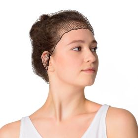 Disposable Hair Net 22 Inch. 1440 Pack Dark Brown Nylon Kitchen Hair Nets Food Service Disposable. 0.25 Inch Aperture Breathable Disposable Hair Cap.