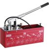 VEVOR Hydraulic Pressure Test Pump 50 Bar Hand Pressure Test Pump 726 PSI 3.2 Gallon Tank 45ML 1/2" BSP Hydrostatic Test Pump for Pipeline Pressure Co