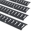 VEVOR E Track Tie Down Rail Kit, 2' Steel Rails, 4 Pack, Secure Cargo & Heavy Loads Up to 2000 lbs, Heavy Duty Etrack Rails with Screws for Garages