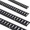 VEVOR E Track Tie Down Rail Kit, 5' Steel Rails, 4 Pack, Secure Cargo & Heavy Loads Up to 2000 lbs, Heavy Duty Etrack Rails with Screws for Garages