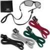 Eye Glasses String Holder Strap 4 Pcs Green Red Eyeglass Straps Cords for Men Women Eyeglass Holders Around Neck Sunglasses String Chain Lanyard Retai