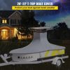 VEVOR T-Top Boat Cover, Fit for 20'-22' Boat, Heavy Duty 600D Marine Grade Oxford Hard Top Cover