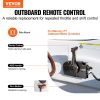 VEVOR Boat Throttle Control, 881170A15 Side-Mounted Outboard Remote Control Box for Mercury PT 2-Stroke