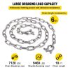 VEVOR Anchor Chain, 10 ft x 5/16 in 316 Stainless Steel Chain, 3/8" Anchor Chain Shackle, 7120lbs Anchor Lead Chain Breaking Load