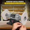 VEVOR Bench Buffer Polisher, 8 inch Buffing Machine 370W Motor with 3450 RPM, Heavy Duty Benchtop Lathe Polishing Machine for Jewelry, Wood, Silver