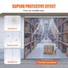 VEVOR Strip Curtain, 96" Height x 72" Width, 0.08" Thickness, 12PCS Clear PVC Strip Door Curtain, Freezer Curtain