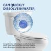 Jue-Fish Toilet Cleaner Tablet, Household Toilet Seat Cleaning, Descaling, Deodorizing, Spoiling, Scented Toilet Cleaning Tablets