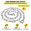 VEVOR Anchor Chain, 6' x 5/16" 316 Stainless Steel Chain, 3/8" Anchor Chain Shackle, 7120lbs Anchor Lead Chain Breaking Load