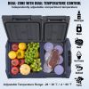 VEVOR Portable Car Refrigerator Freezer Compressor 32 L Dual Zone for Home Car