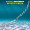 VEVOR Anchor Chain, 10 ft x 5/16 in 316 Stainless Steel Chain, 3/8" Anchor Chain Shackle, 7120lbs Anchor Lead Chain Breaking Load