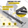 VEVOR E-Track Tie-Down Rail, 4PCS 8-FT Steel Rails w/Standard 1"x2.5" Slots