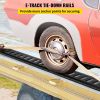 VEVOR E-Track Tie-Down Rail, 4PCS 5-FT Steel Rails w/Standard 1"x2.5" Slots