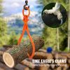 VEVOR Log Skidding Tongs, 18 inch 2 Claw Log Lifting Tongs, Heavy Duty Steel Lumber Skidding Tongs, 772 lbs/350 kg Loading Capacity, Log Lifting