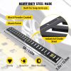 VEVOR E-Track Tie-Down Rail, 4PCS 5-FT Steel Rails w/Standard 1"x2.5" Slots