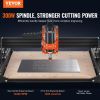 VEVOR CNC Router Machine, 300W, 3 Axis GRBL Control Wood Engraving Carving Milling Machine Kit
