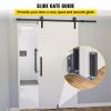 VEVOR Gate Roller Guide 6" Sliding Gate Black Nylon Roller Coloring Zinc Painted Sliding Gate Guide With L-Shape Bracket and Adjustable Bolts Slide Ga