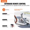 VEVOR Boat Throttle Control, 5006180 Side-Mounted Outboard Remote Control Box for Evinrude Johnson