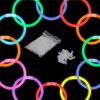 100 Pcs Glow Sticks Bulk 8" Bracelets Necklaces, Christmas, Football Party