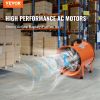 VEVOR Portable Ventilator, 8 inch Heavy Duty Cylinder Fan with 33ft Duct Hose, 195W Strong Shop Exhaust Blower 1070CFM