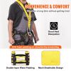 VEVOR Safety Harness, Universal Full Body Harness, Detachable Safety Harness Fall Protection with Added Padding on Shoulder, Back, Waist, Legs