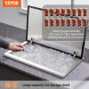 VEVOR Drop in Ice Chest, 24"L x 20"W x 15"H Stainless Steel Ice Cooler, Commercial Ice Bin with Hinged Cover, 40 qt Outdoor Kitchen Ice Bar