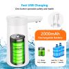 5 gallons (about 1.8 liters) wireless electric portable water bottle pump; automatic drinking pure drinking fountain; very suitable for home; office;