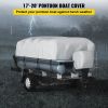 VEVOR Pontoon Boat Cover, Fit for 17'-20' Boat, Heavy Duty 600D Marine Grade Oxford Fabric