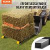 VEVOR Pallet Forks, 2000 lbs Capacity Clamp on Pallet Forks, 43" Tractor Bucket Forks, Heavy Duty Front Loader Attachment for Tractor, Skid Steer