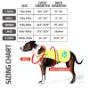 Soft Shell Waterproof Dog Vest M Size Hi Visibility Reflective Jacket with Light Fleece Lining Ideal in Cooler Climates Fluorescent Hi Vis Safety Vest