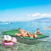 Soozier 9' x 6' Lily Pad Water Mat for 2 Adults, Floating Water Pad for Lake, Pool, Ocean, Beach, and Boating, Green