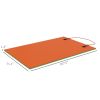 Soozier 9' x 6' Lily Pad Water Mat for 2 Adults, Floating Water Pad for Lake, Pool, Ocean, Beach, and Boating, Orange