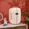 HOMCOM Professional Skincare Fridge - 12L, LED Lighting, Timer, Dual Doors, Cooler & Warmer, White, for Beauty & Makeup Exclusive