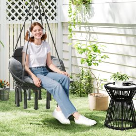 Hammock Swing Chair (Option: Dark Gray-830x830x60 mm)
