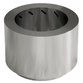 Smokeless Fire Pit, Portable Camping Bonfire Stove with Poker for Backyard Patio Picnic, Stainless Steel, Silver (Option: Silver-560x560x420 mm)