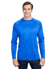Terminal Tackle™ Long-Sleeve T-Shirt - WHITE - S (Color: VIVID BLUE, size: M)