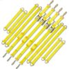 VEVOR Ratchet Tie Down Straps, 2'' x 15.6' Heavy Duty Ratchet Straps with Snap Hooks, 4000 lbs Working Load