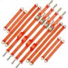 VEVOR Ratchet Tie Down Straps, 2'' x 15.6' Heavy Duty Ratchet Straps with Snap Hooks, 4000 lbs Working Load