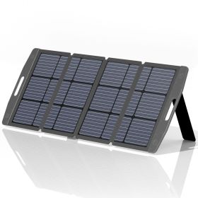 Solar Panel, Foldable Portable Solar Panel Battery Charger Kit with Adjustable Kickstand, Wire Storage Bag, MC4 Cable (Power: 100W-ECO)