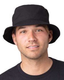 Big Accessories BA642 Lariat Bucket Hat (Color: Black, size: OS)
