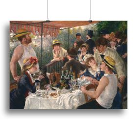 Luncheon of the Boating Party by Renoir Canvas Print or Poster (Type: Poster Print, size: 40" x 26" / 100cm x 65cm (approx))