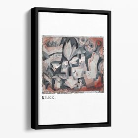 Dry Cooler Garden 1921 No.2 Floating Framed Canvas (Color: Black, size: 36" x 24" / 90cm x 60cm approx)