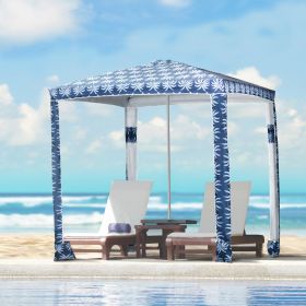 Quick Beach Cabana Canopy Umbrella (Option: Blue-1450x130x130 mm)